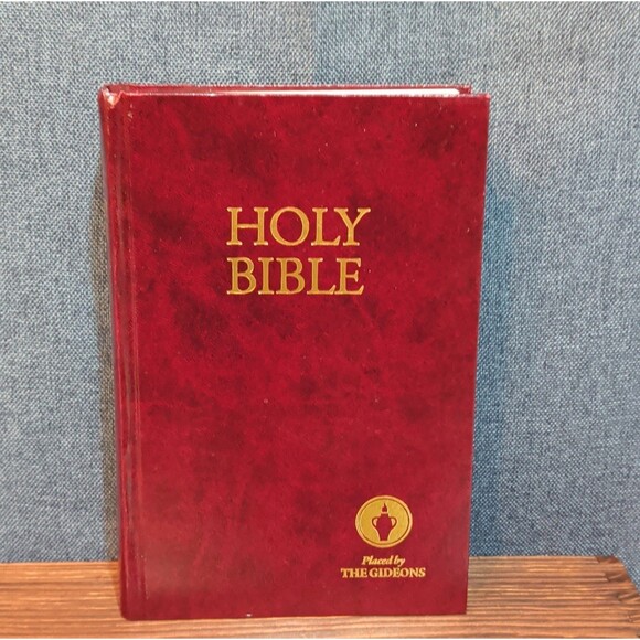 Other - Holy Bible Placed By The Gideons Red Hardcover Book Classic